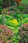USA, Washington State, Sammamish. Garden in bloom in sunny location Art Print